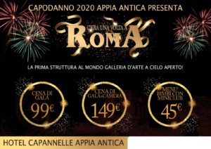 Capodanno Hotel Capannelle Appia Antica