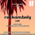 Caffè del Mare Isola Fiorita sabato 7 settembre – Apericena & Rokkamboli Live 7 Settembre 2024