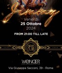 Opus Club Roma 25 Ottobre 2024